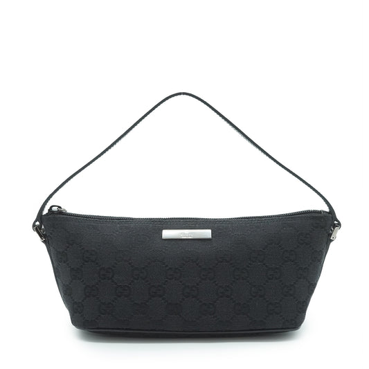 GG Canvas Boat Pochette
