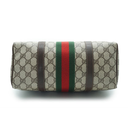 GG Supreme Sherry Line Vintage Ophidia Boston Bag