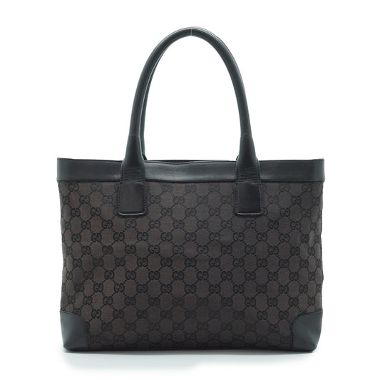 GG Canvas Leather Tote