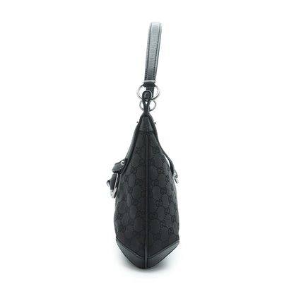 GG Canvas Horsebit Shoulder Bag