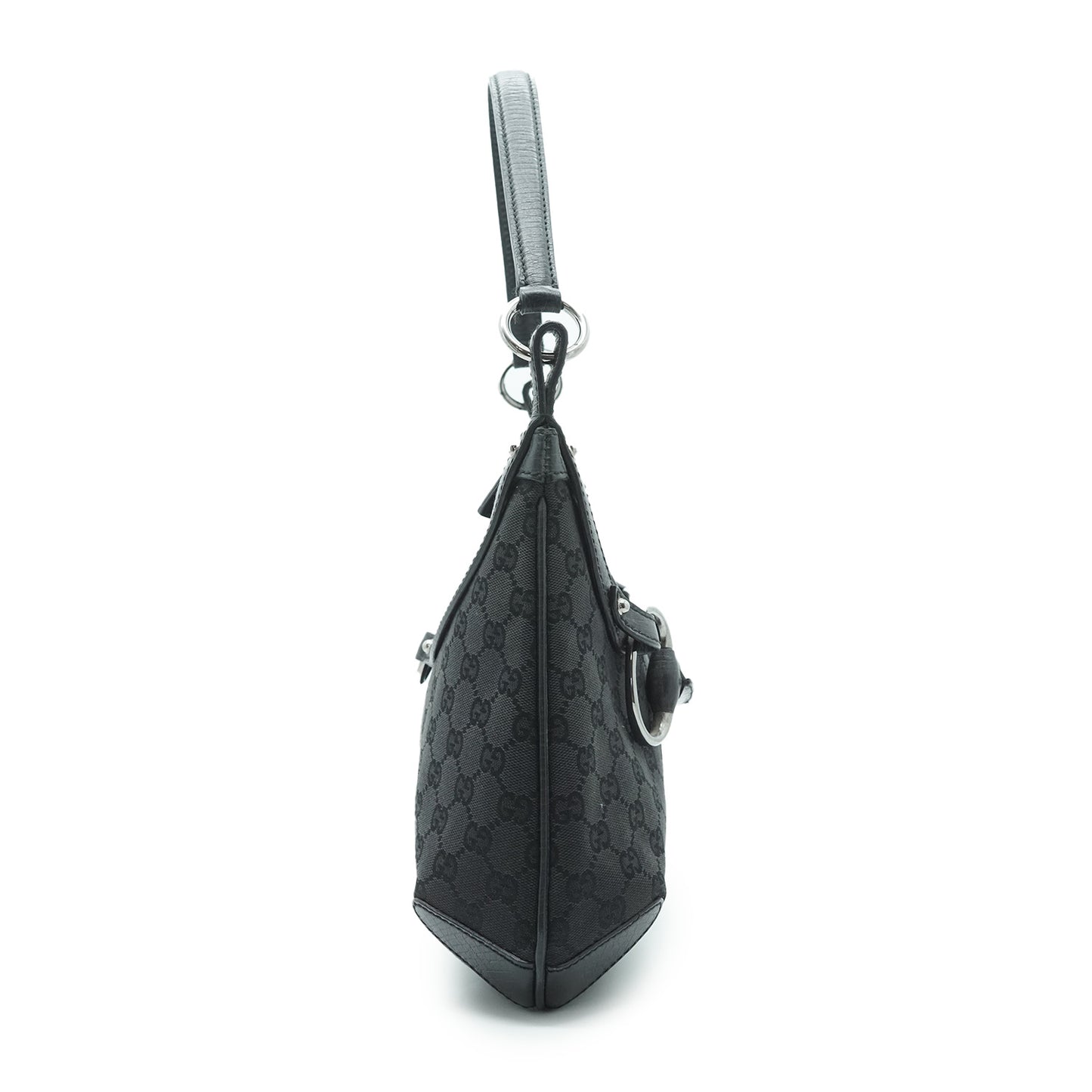 GG Canvas Horsebit Shoulder Bag