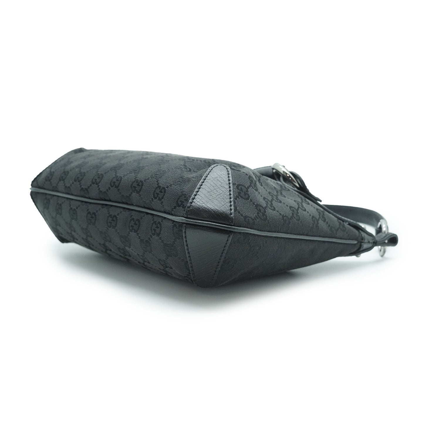 GG Canvas Horsebit Shoulder Bag