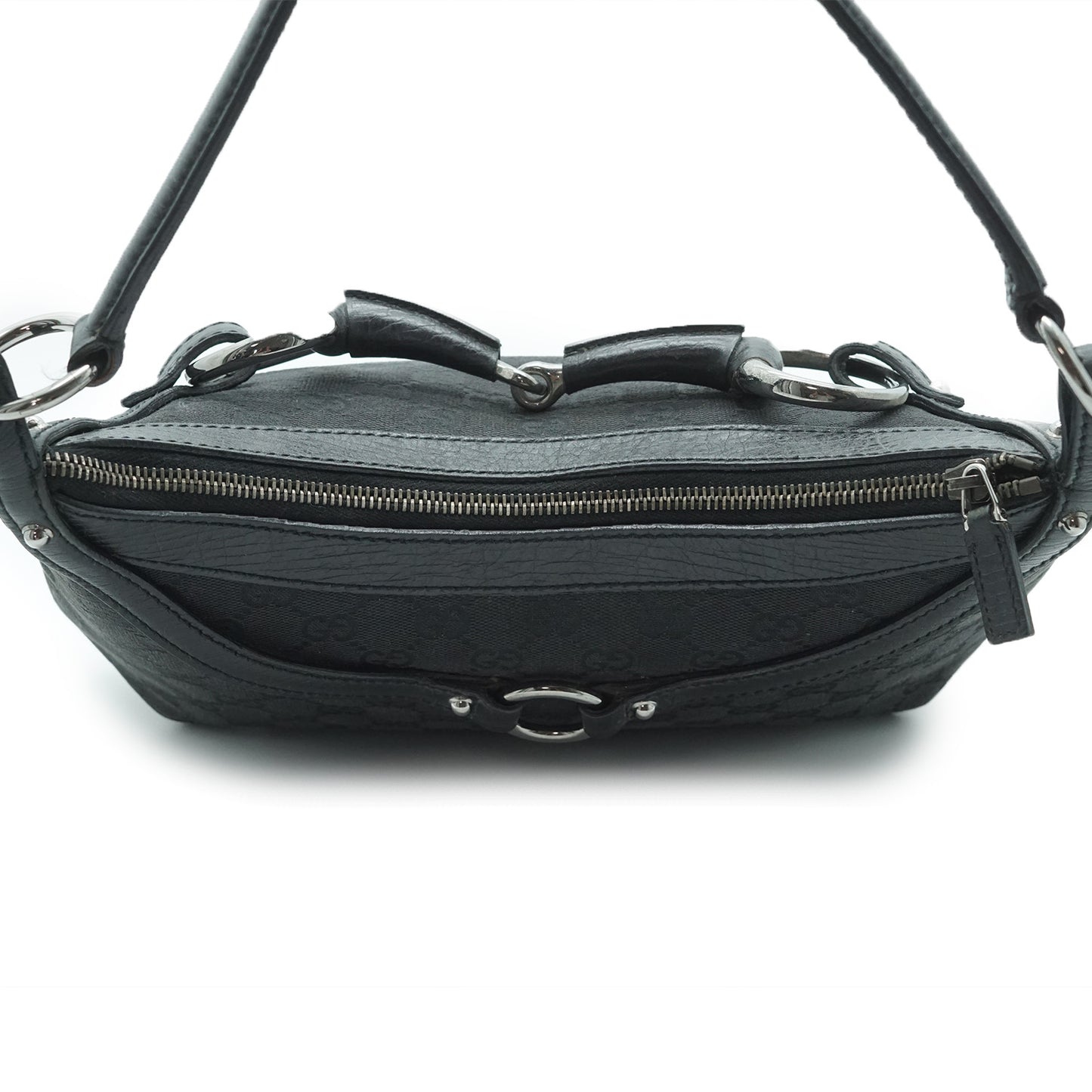 GG Canvas Horsebit Shoulder Bag