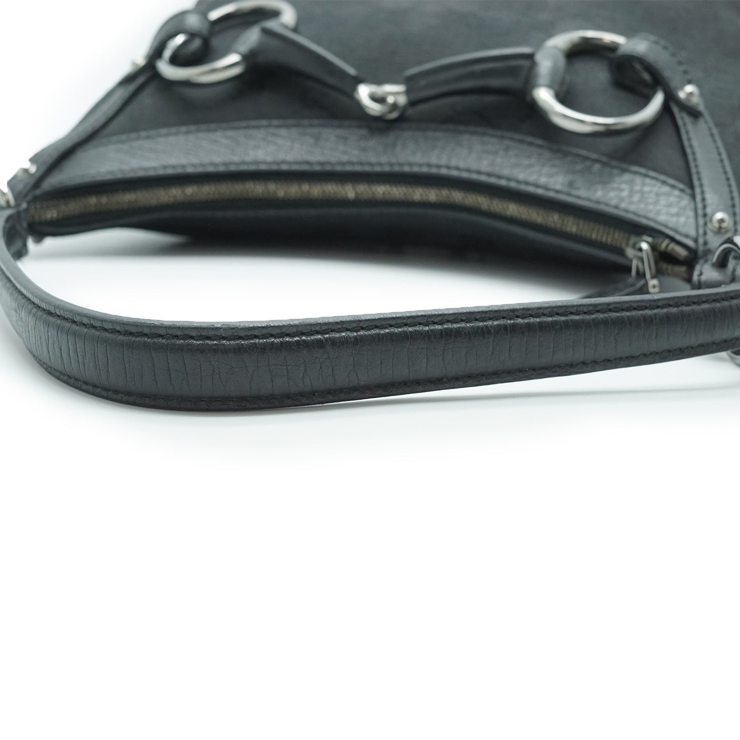 GG Canvas Horsebit Shoulder Bag