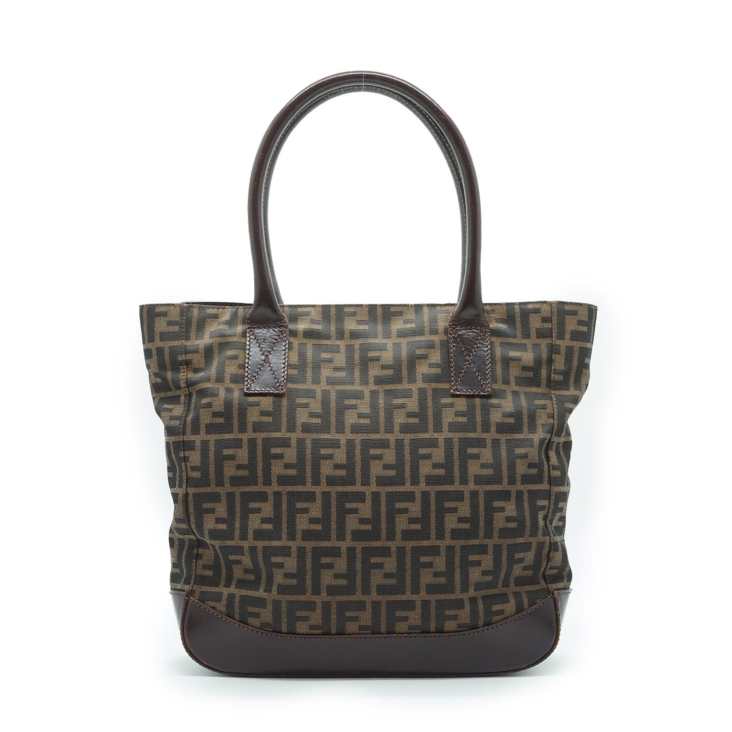 Zucca Canvas Leather Trimmed Foldable Tote