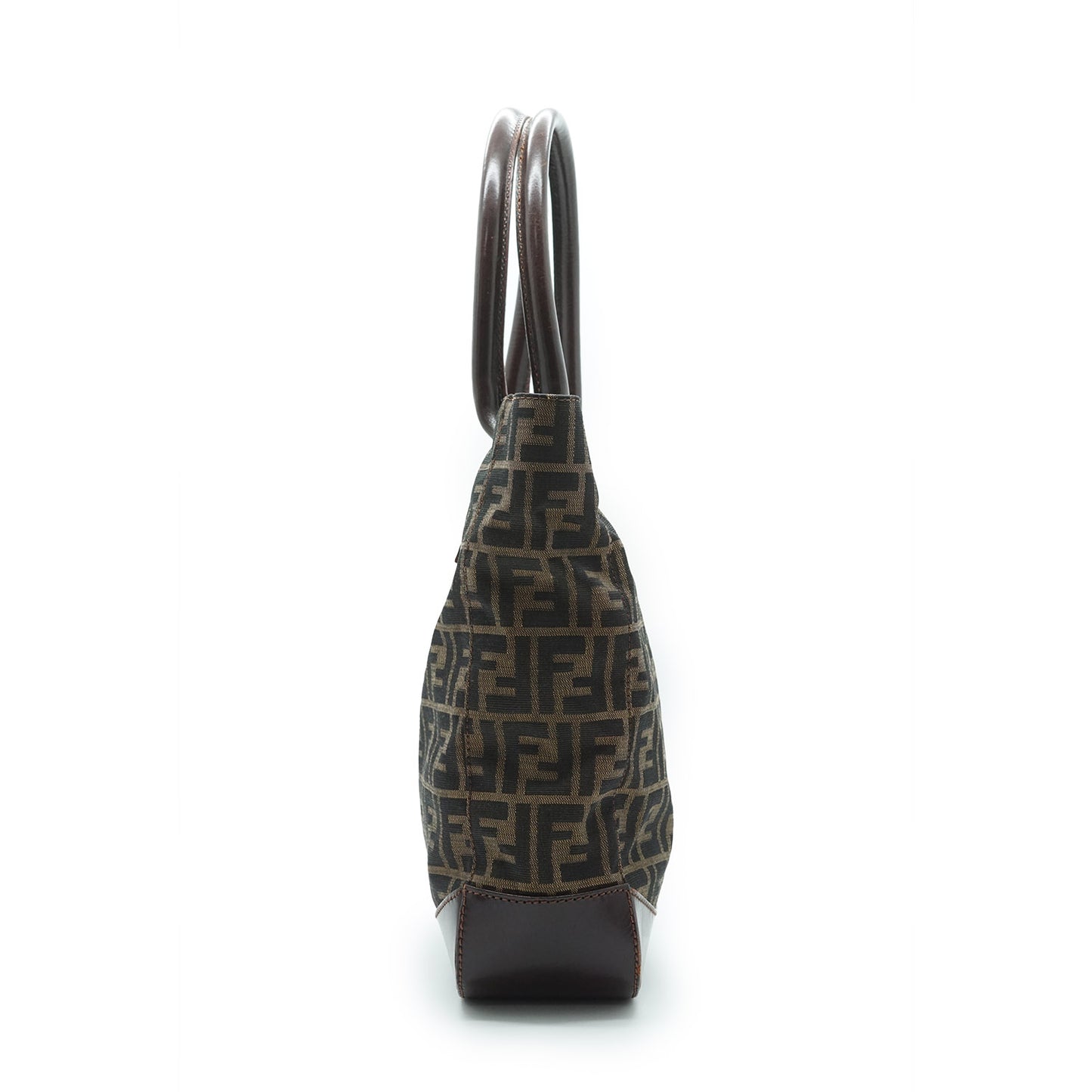 Zucca Canvas Leather Trimmed Foldable Tote