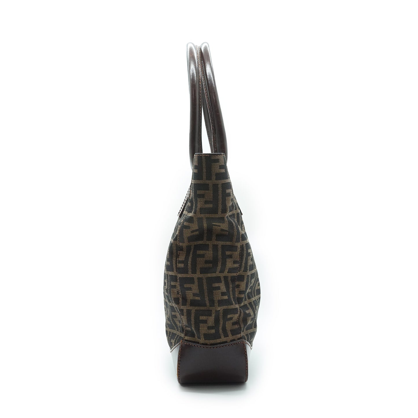 Zucca Canvas Leather Trimmed Foldable Tote