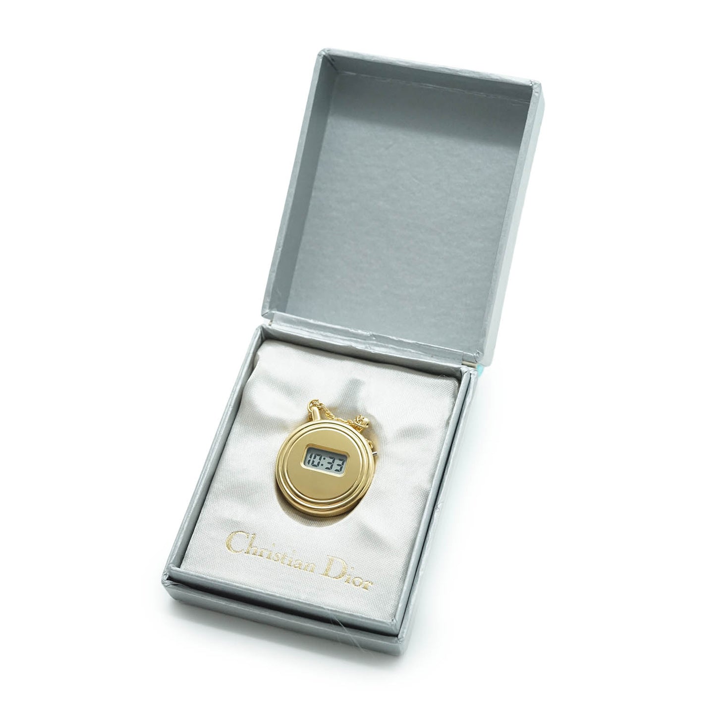 Dior Letter Logo Vintage Watch Necklace