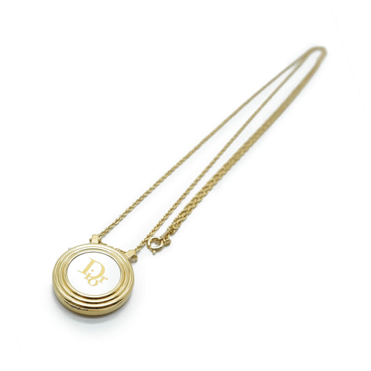 Dior Letter Logo Vintage Watch Necklace