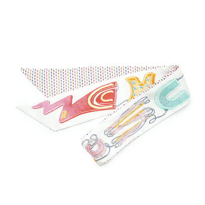Chevaloscope Pointille Silk Twilly