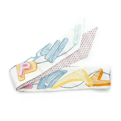 Chevaloscope Pointille Silk Twilly