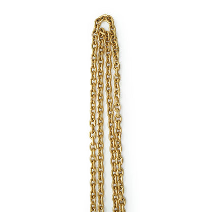 Magnifying Glass Gold Chain Necklace GP