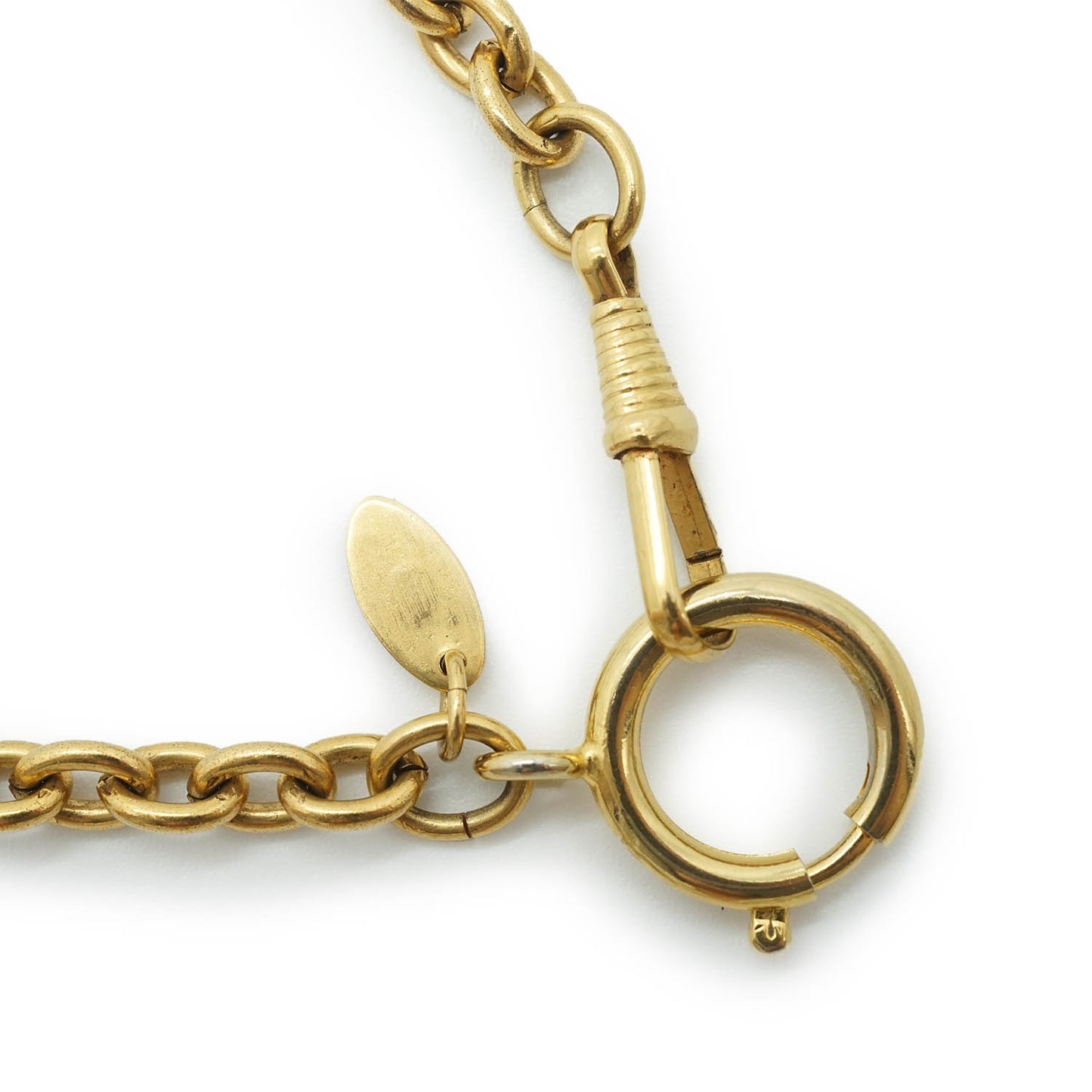 Magnifying Glass Gold Chain Necklace GP