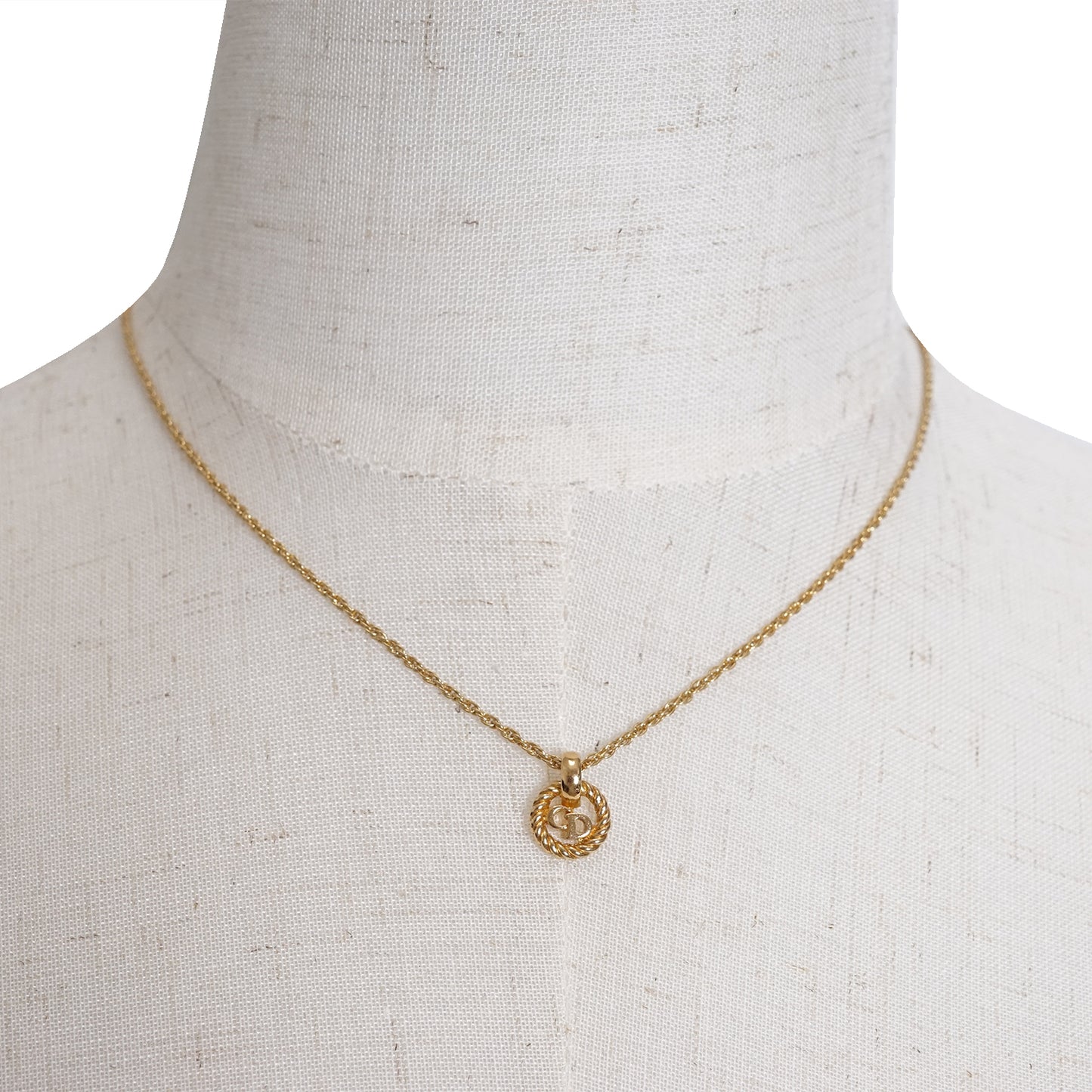Mini CD Circle Logo Choker