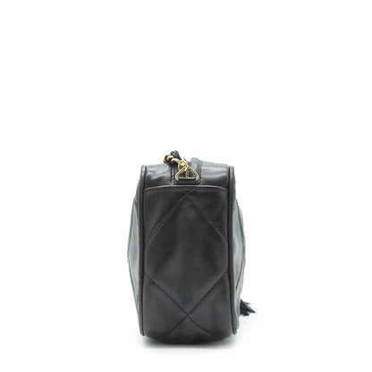 CC Lambskin Matelasse Fringe Chain Shoulder Camera Bag