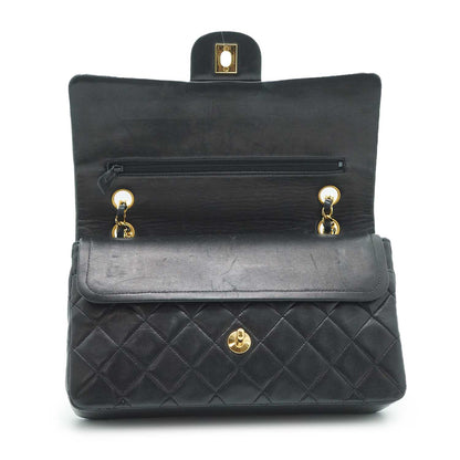 Lambskin Matelasse 25 Double Flap Chain Shoulder Bag