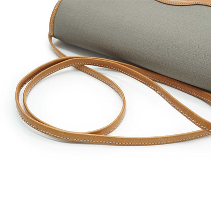 Canvas Leather Crossbody Bag