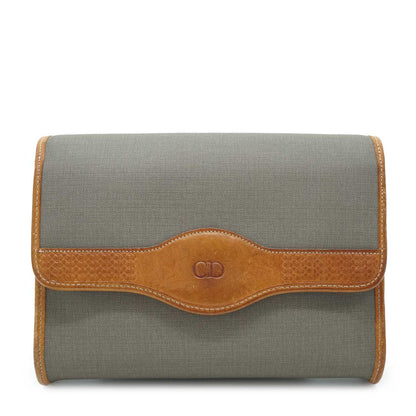 Canvas Leather Crossbody Bag