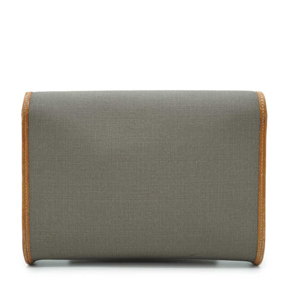 Canvas Leather Crossbody Bag