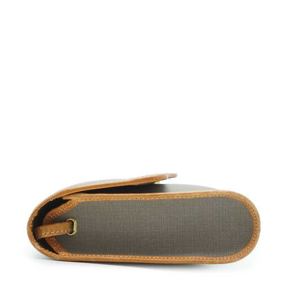 Canvas Leather Crossbody Bag