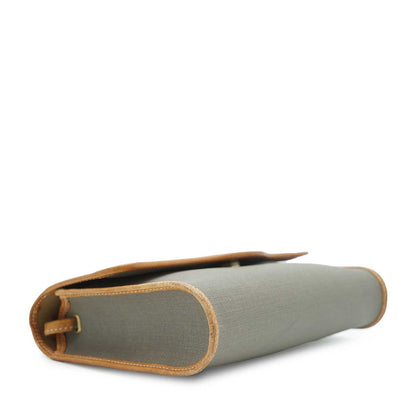Canvas Leather Crossbody Bag