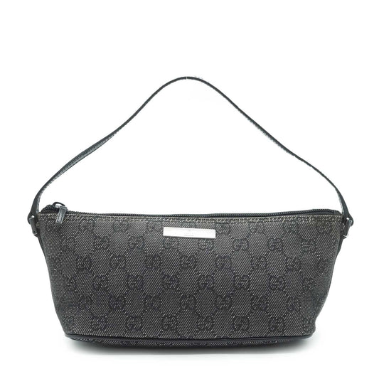 GG Canvas Boat Pochette