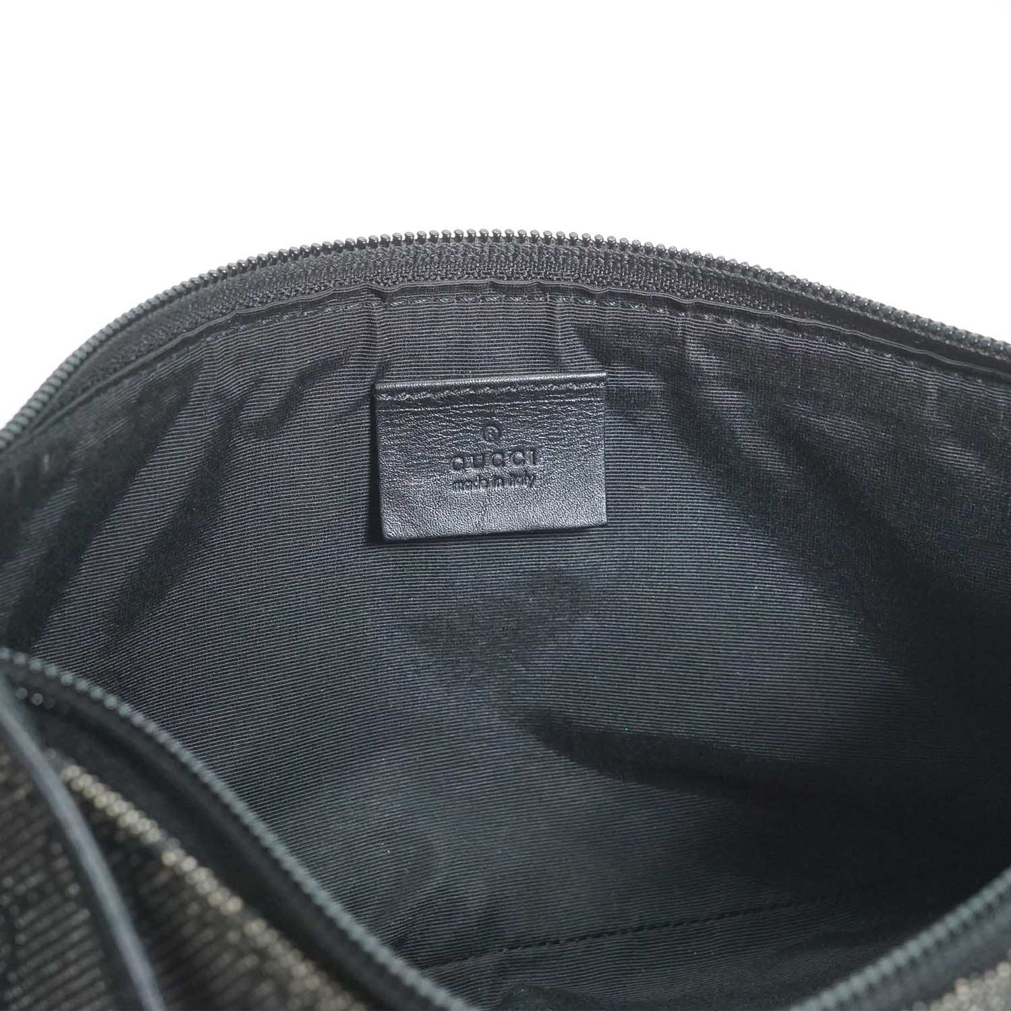 GG Canvas Boat Pochette