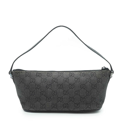 GG Canvas Boat Pochette