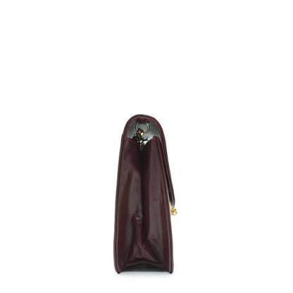 Vintage Leather Chain Shoulder Bag