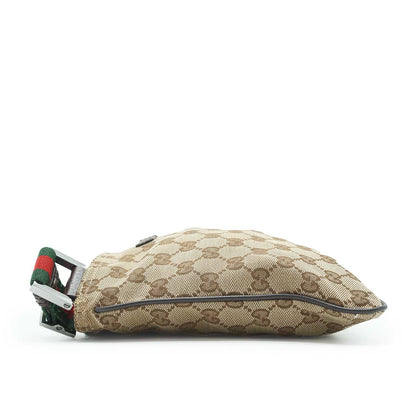 GG Canvas Sherry Line Messenger Bag