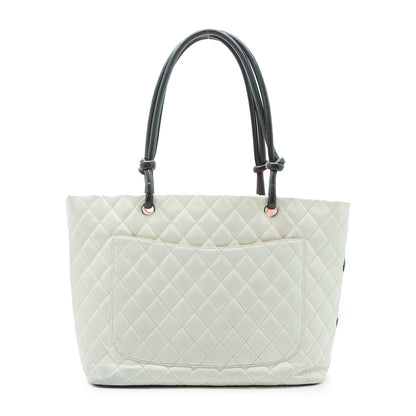 Cambon Lambskin Matelasse Large Tote