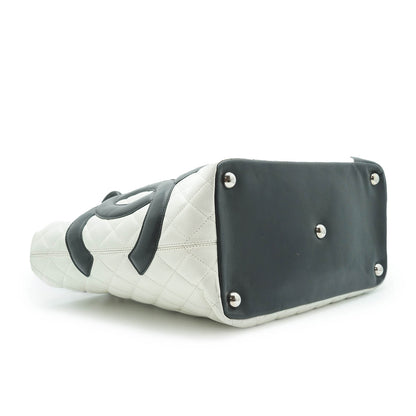 Cambon Lambskin Matelasse Large Tote