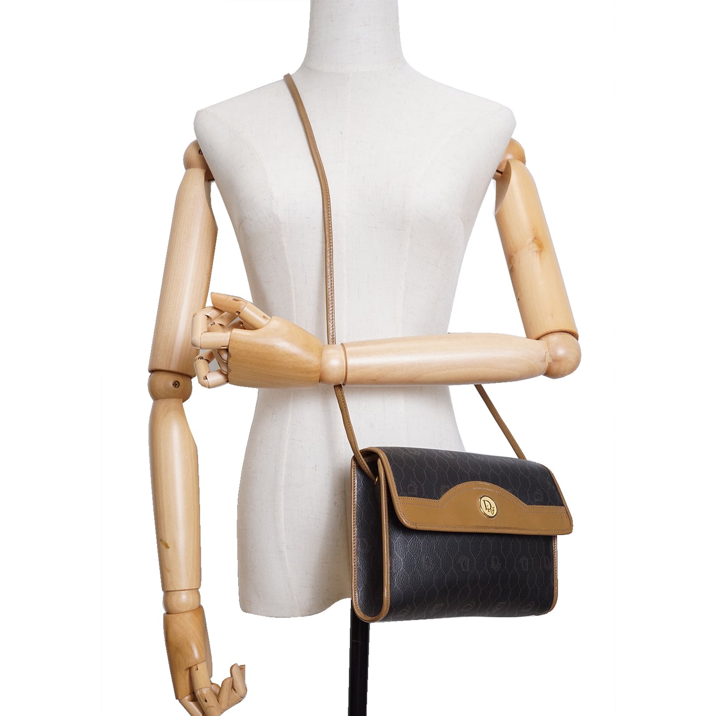 Honeycomb 2way Clutch Shoulder Bag