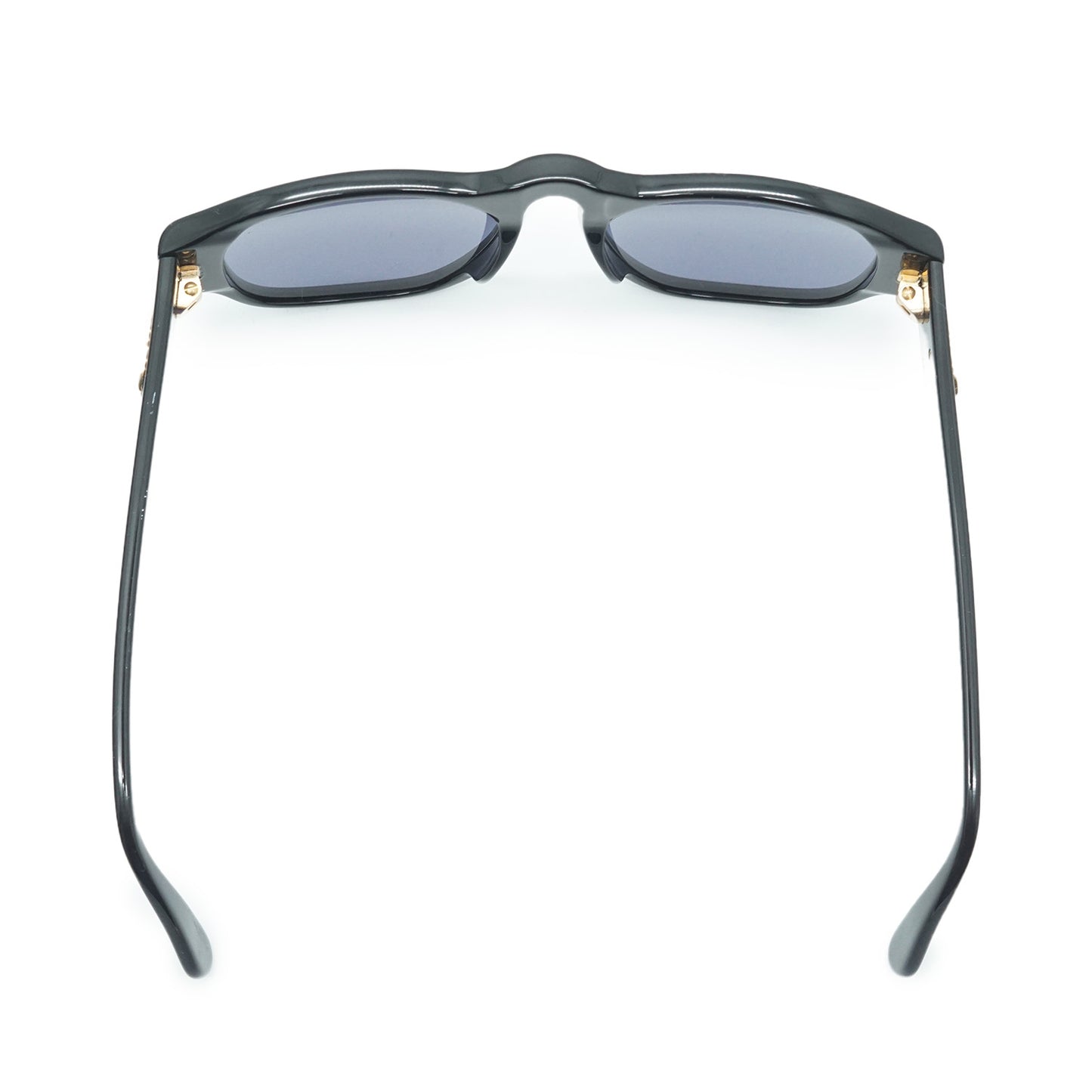 CC Logo Black Frame Sunglasses