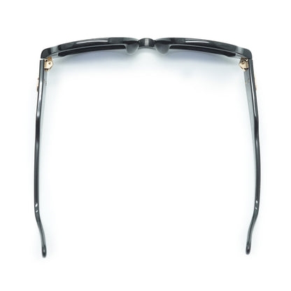 CC Logo Black Frame Sunglasses