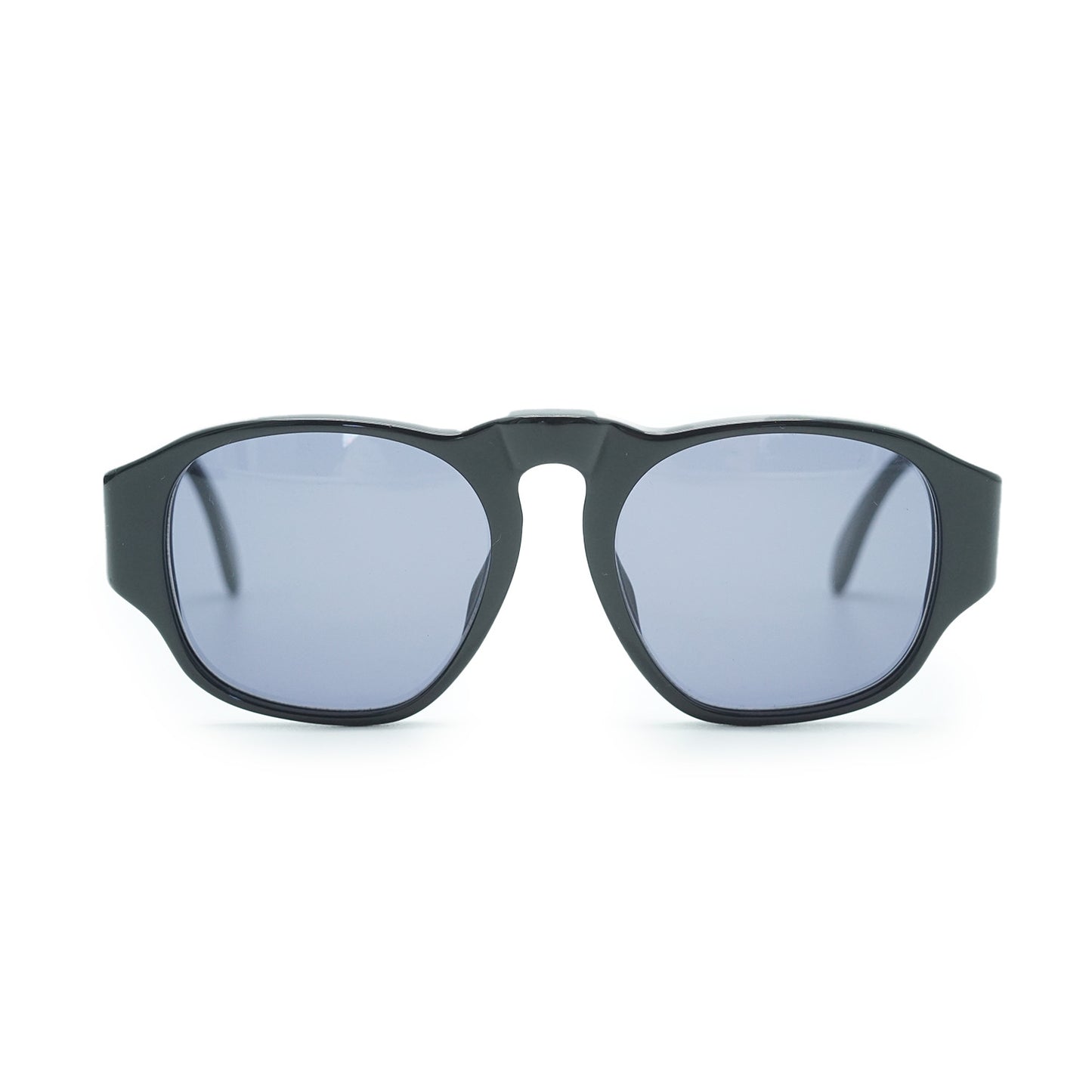 CC Logo Black Frame Sunglasses