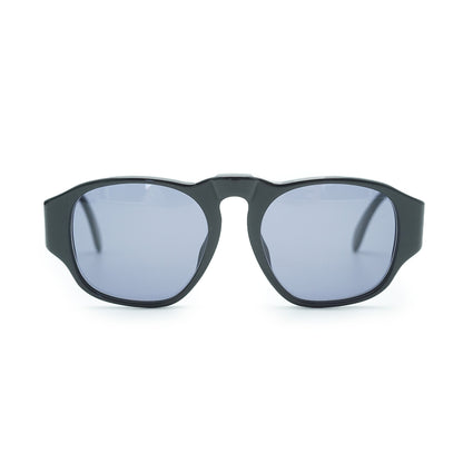 CC Logo Black Frame Sunglasses