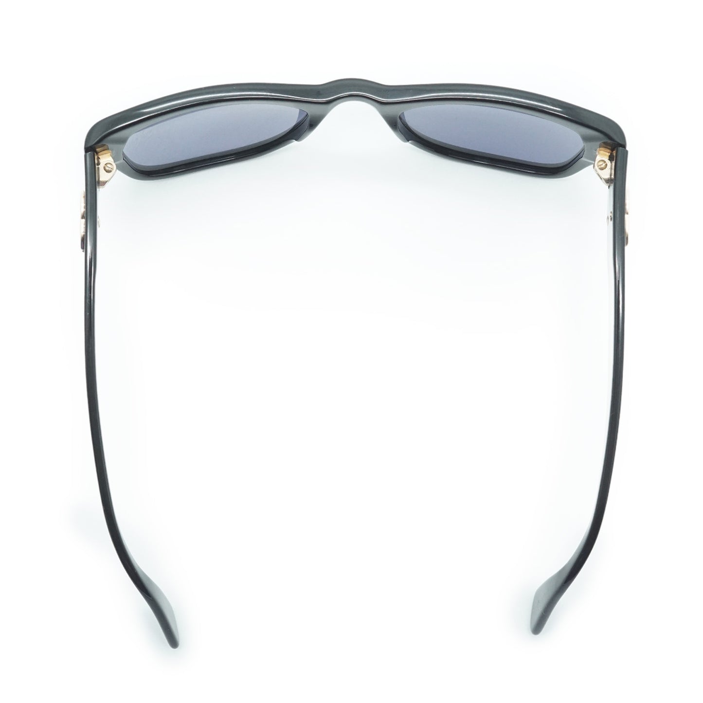 CC Logo Black Frame Sunglasses