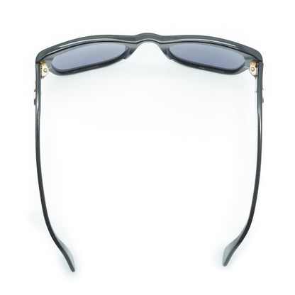 CC Logo Black Frame Sunglasses