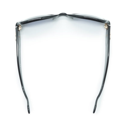 CC Logo Black Frame Sunglasses