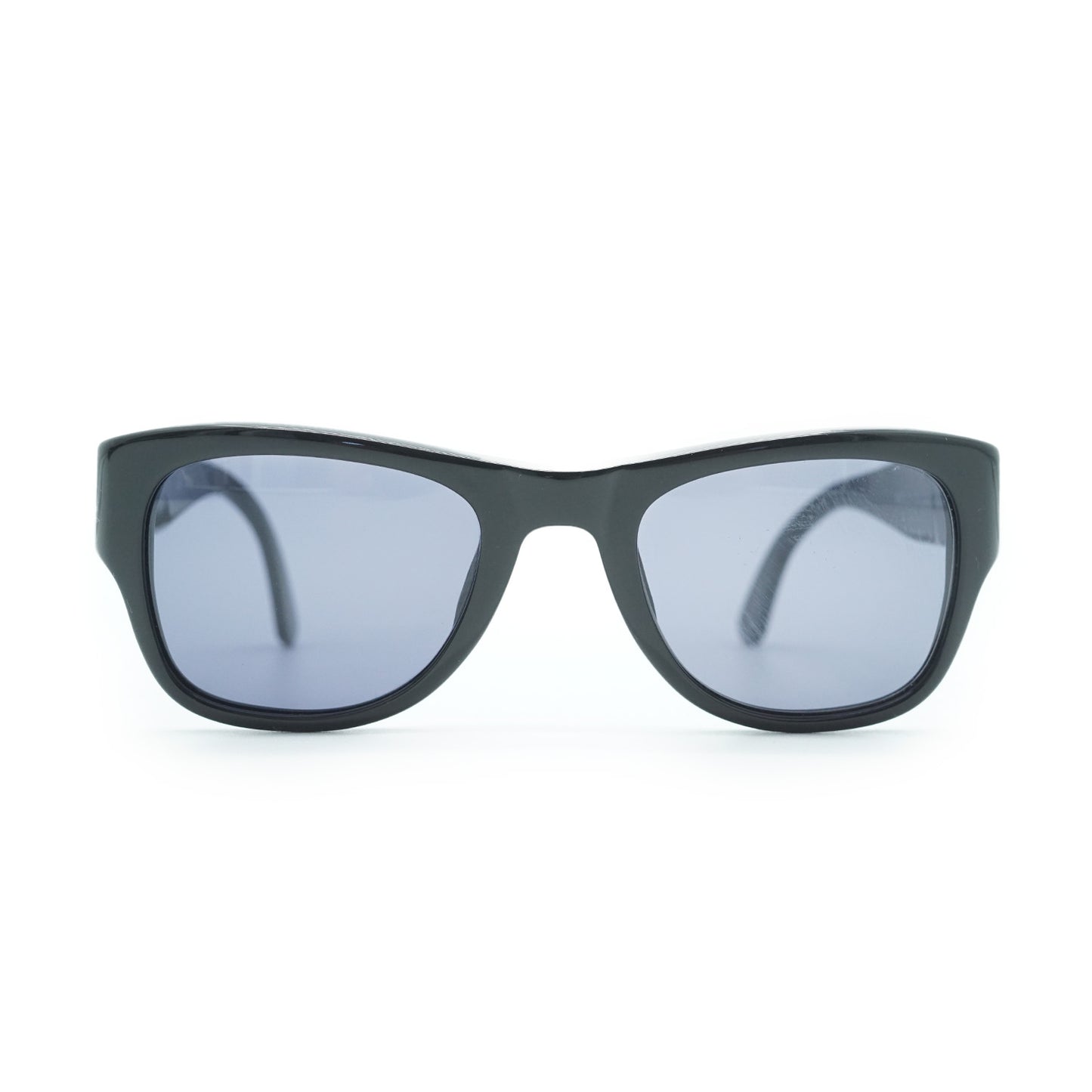 CC Logo Black Frame Sunglasses