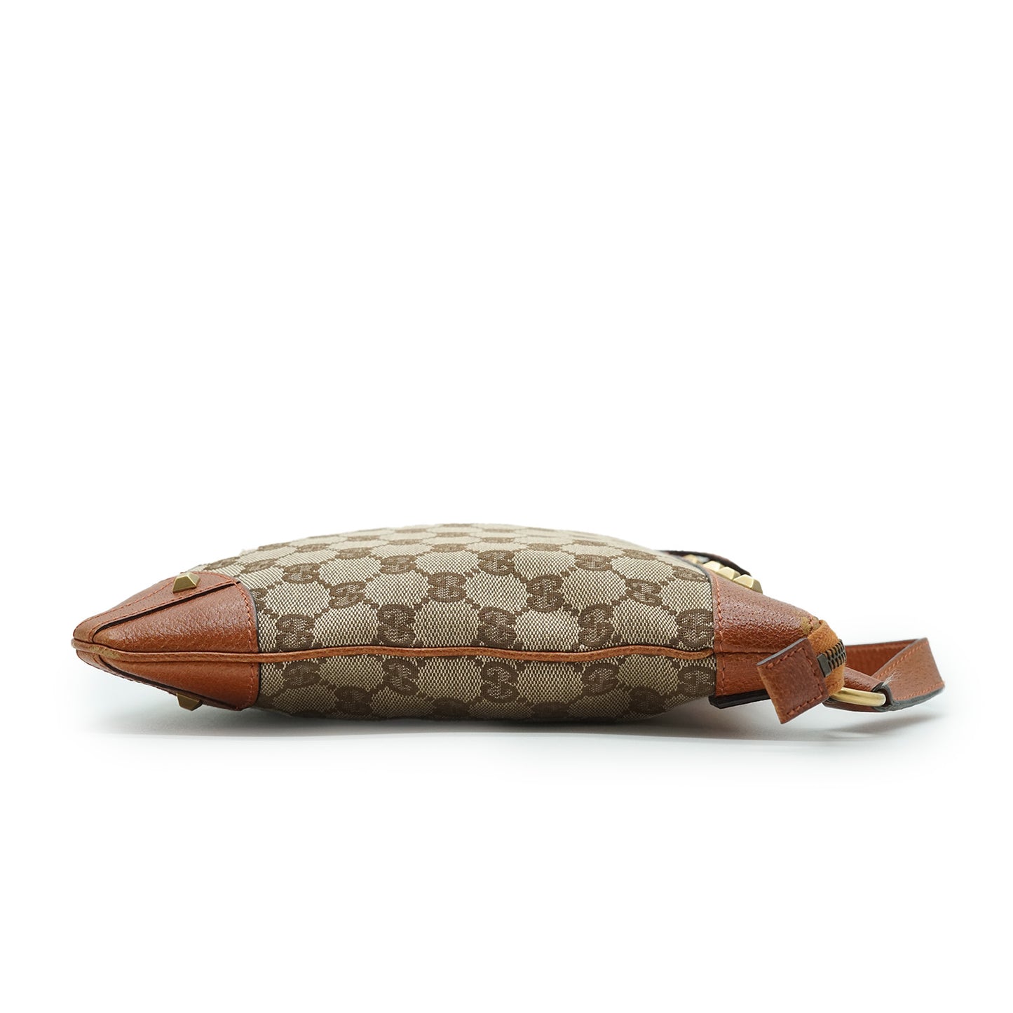 GG Canvas Leather Studs Square Crossbody Bag