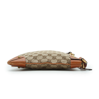 GG Canvas Leather Studs Square Crossbody Bag