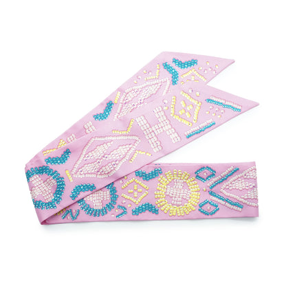Kelly en Perles Rose Bonbon Silk Twilly
