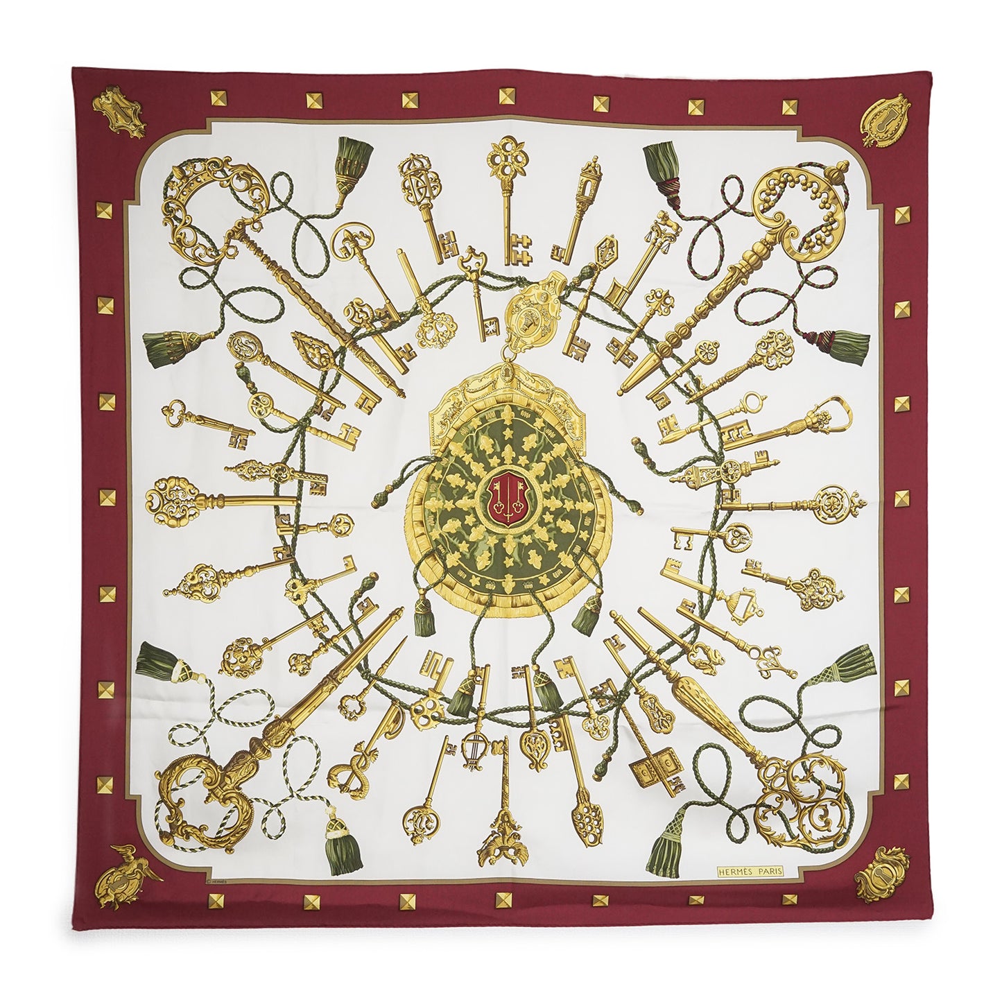 Les Clefs Or Caty Latham Silk Carre 90