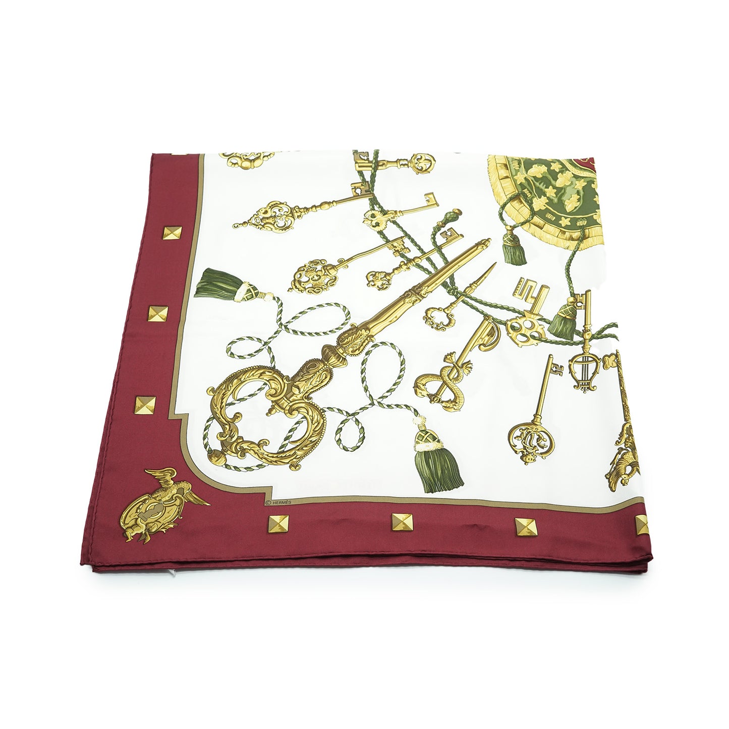 Les Clefs Or Caty Latham Silk Carre 90