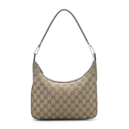 GG Canvas One Shoulder Hobo Bag