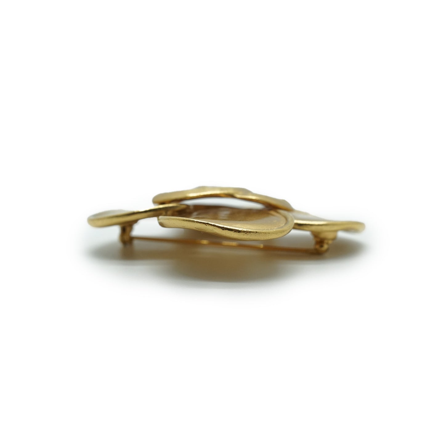 Coco Mark Four Leaf Clover Brooch GP