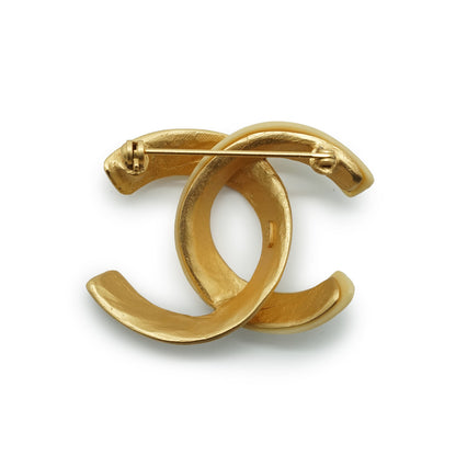 CC Gold Ivory Brooch GP
