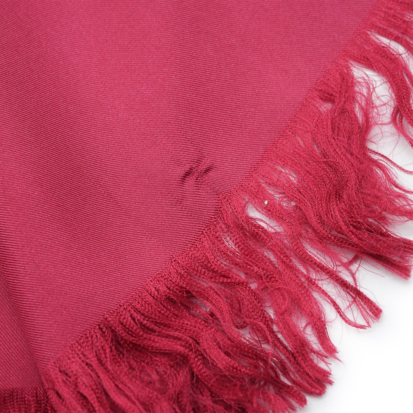 Fringe Silk Scarf